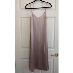 COPY - Reformation Silk Midi Slip Dress, Size: Small, Color: Blush/Light Pink